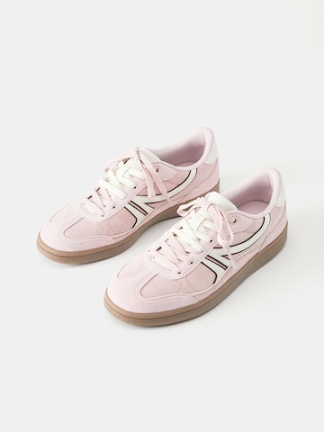 Sneaker bassa 'BAMBA' di Pull&Bear in rosa