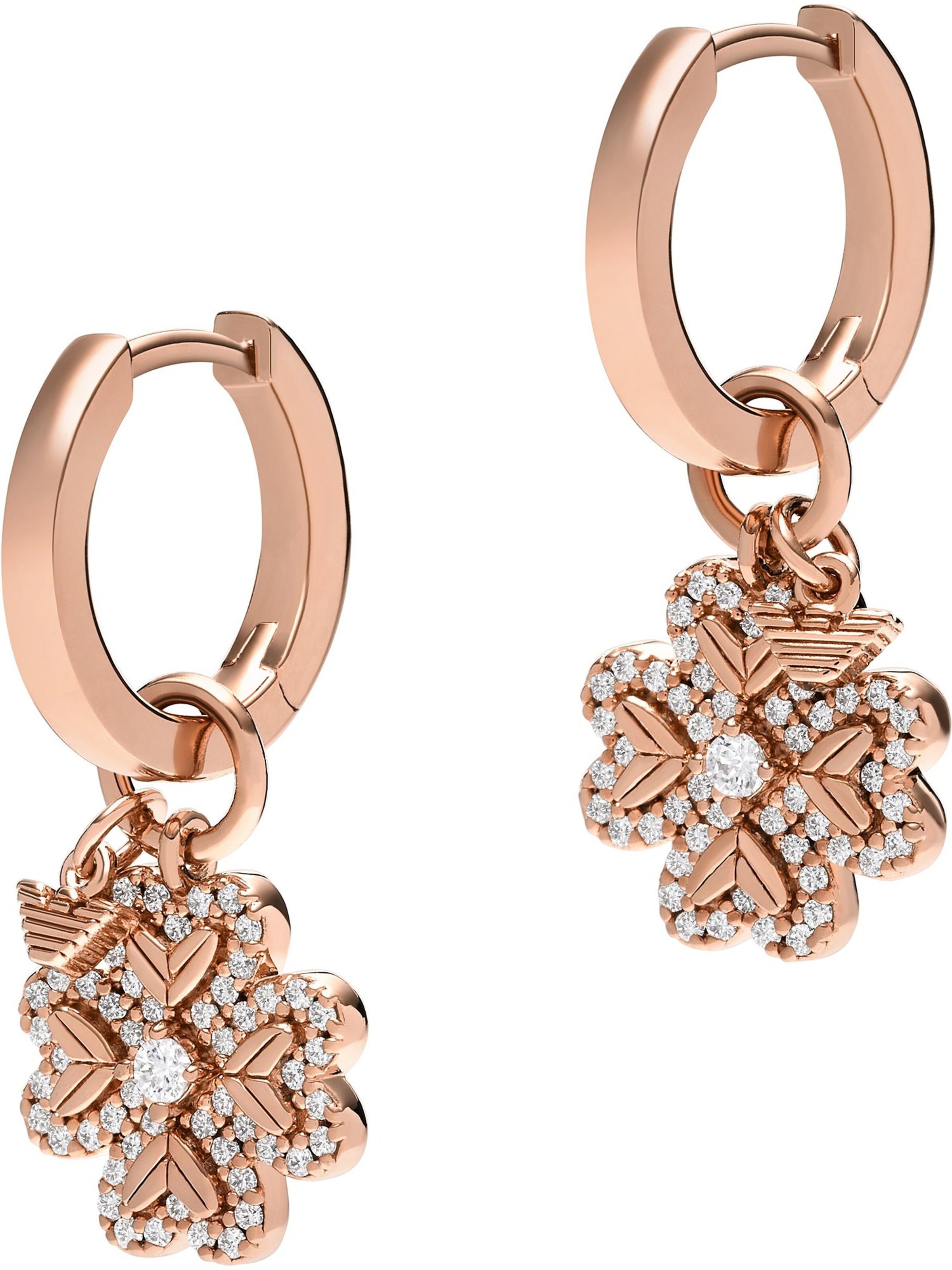 Emporio Armani Ohrringe in Pink: Vorderseite