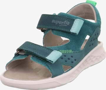 SUPERFIT Sandals in Green: front
