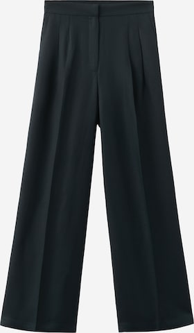 MANGOWide Leg/ Široke nogavice Hlače s naborima 'LBOLGA' - plava boja: prednji dio