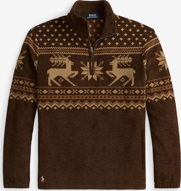 Polo Ralph LaurenPulover - smeđa boja: prednji dio
