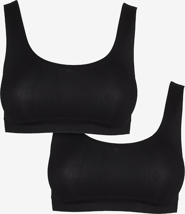 Urban Classics Bralette Bra in Black: front