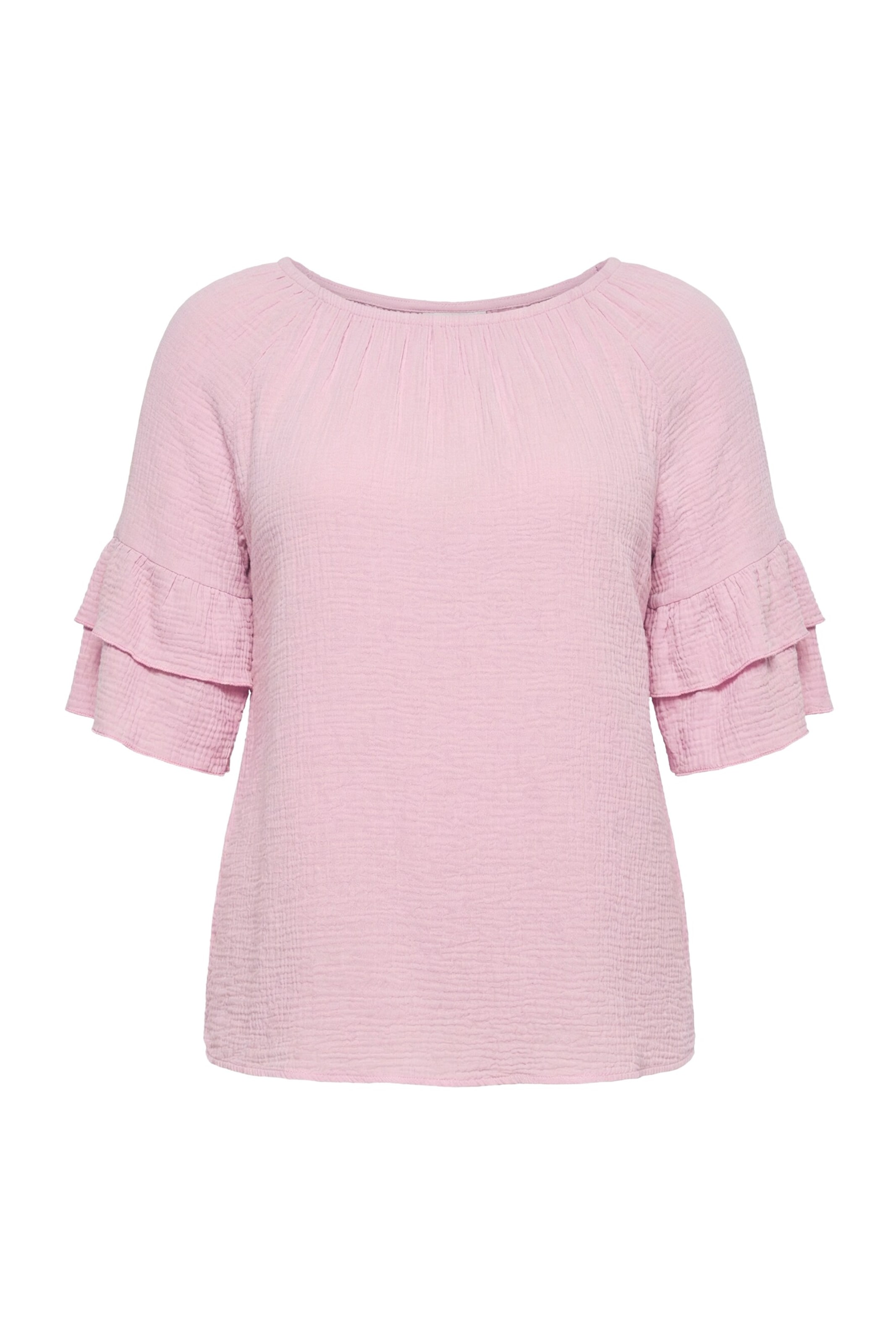 MIAMODA Blouse in Pink: front