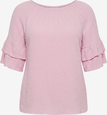 MIAMODA Blouse in Pink: front