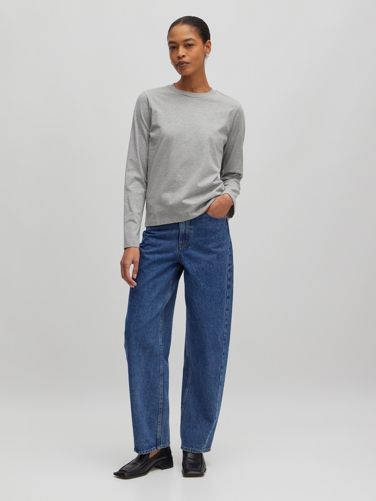 EDITED Shirts 'Nylah' grå