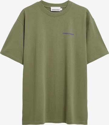 ARMEDANGELS Shirt in Groen: voorkant