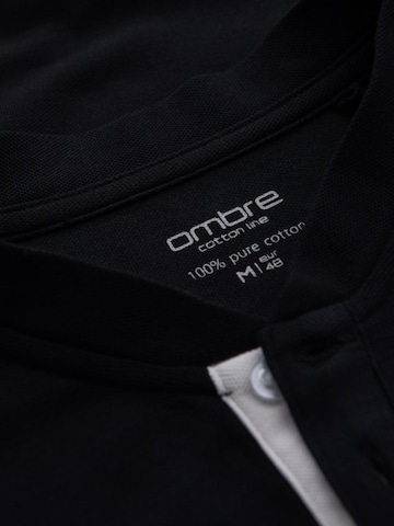 Ombre Shirt in Black