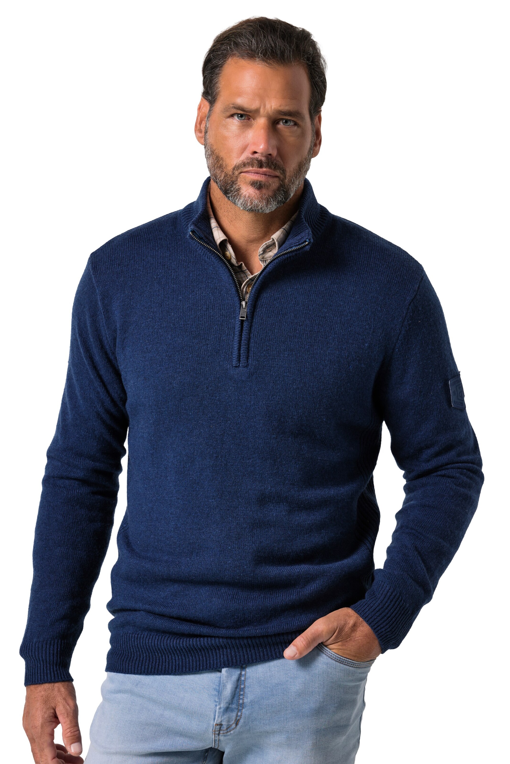 JP1880 Sweater in Blue: front