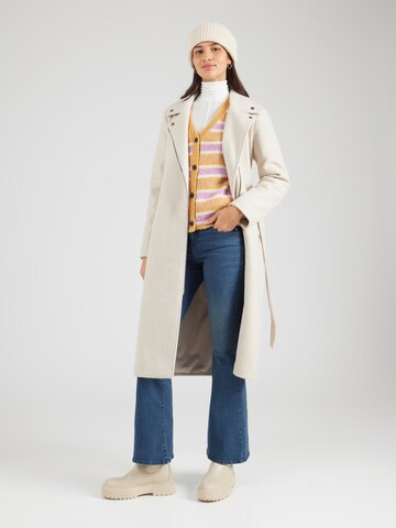 Manteau mi-saison 'ONLAUGUSTA' ONLY en gris