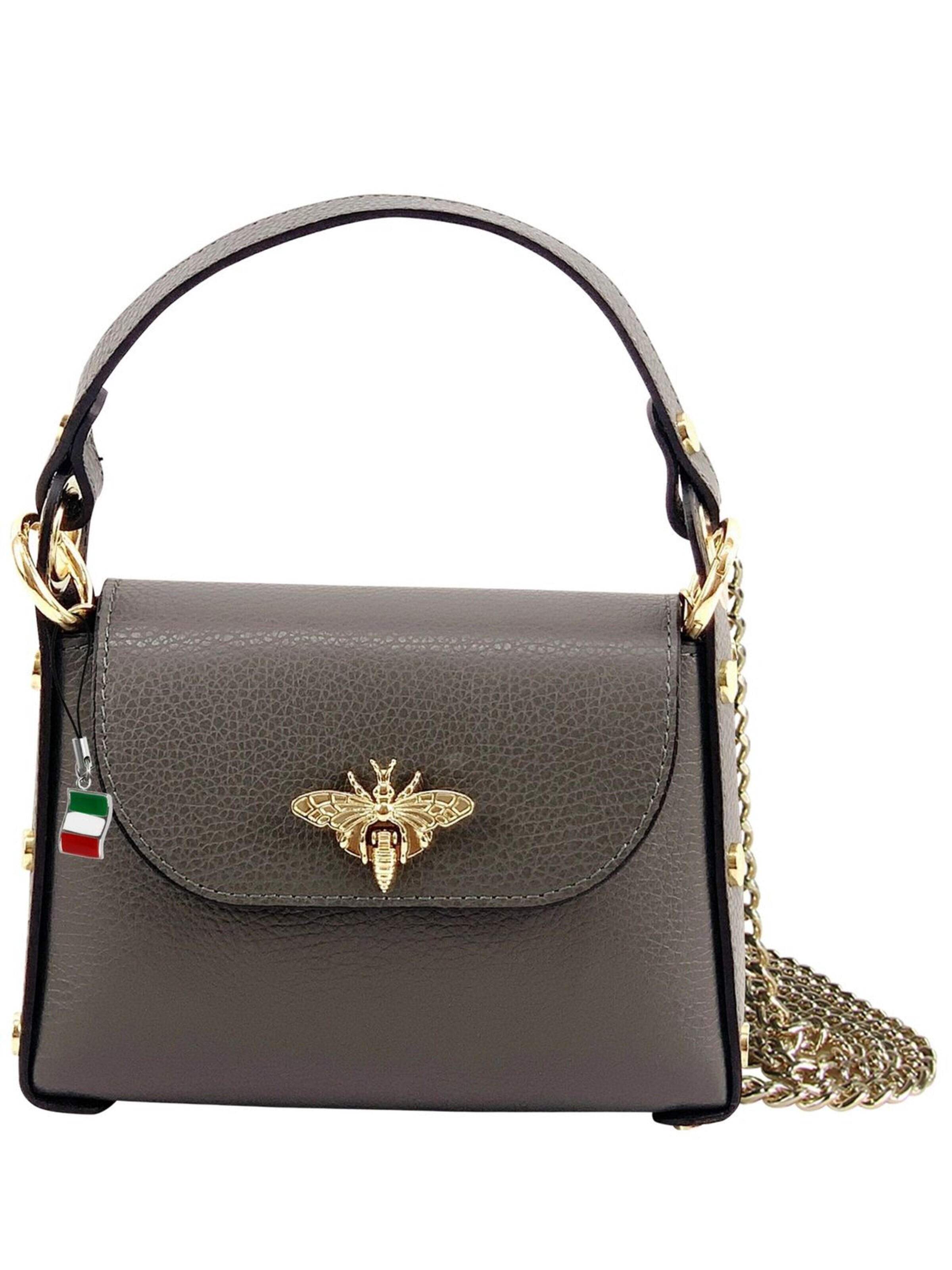 Florence Crossbody Bag in Grey: front