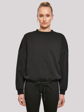 Sweat-shirt 'Ahoi Anker Knut & Jan Hamburg' F4NT4STIC en noir : devant