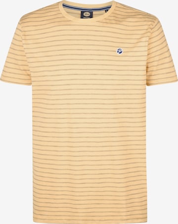 Petrol Industries T-Shirt 'Seabreeze' in Gelb: Vorderseite