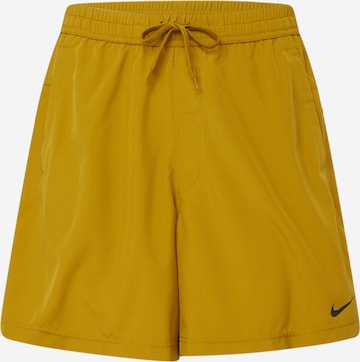 NIKE - Regular Calças de desporto em laranja: frente