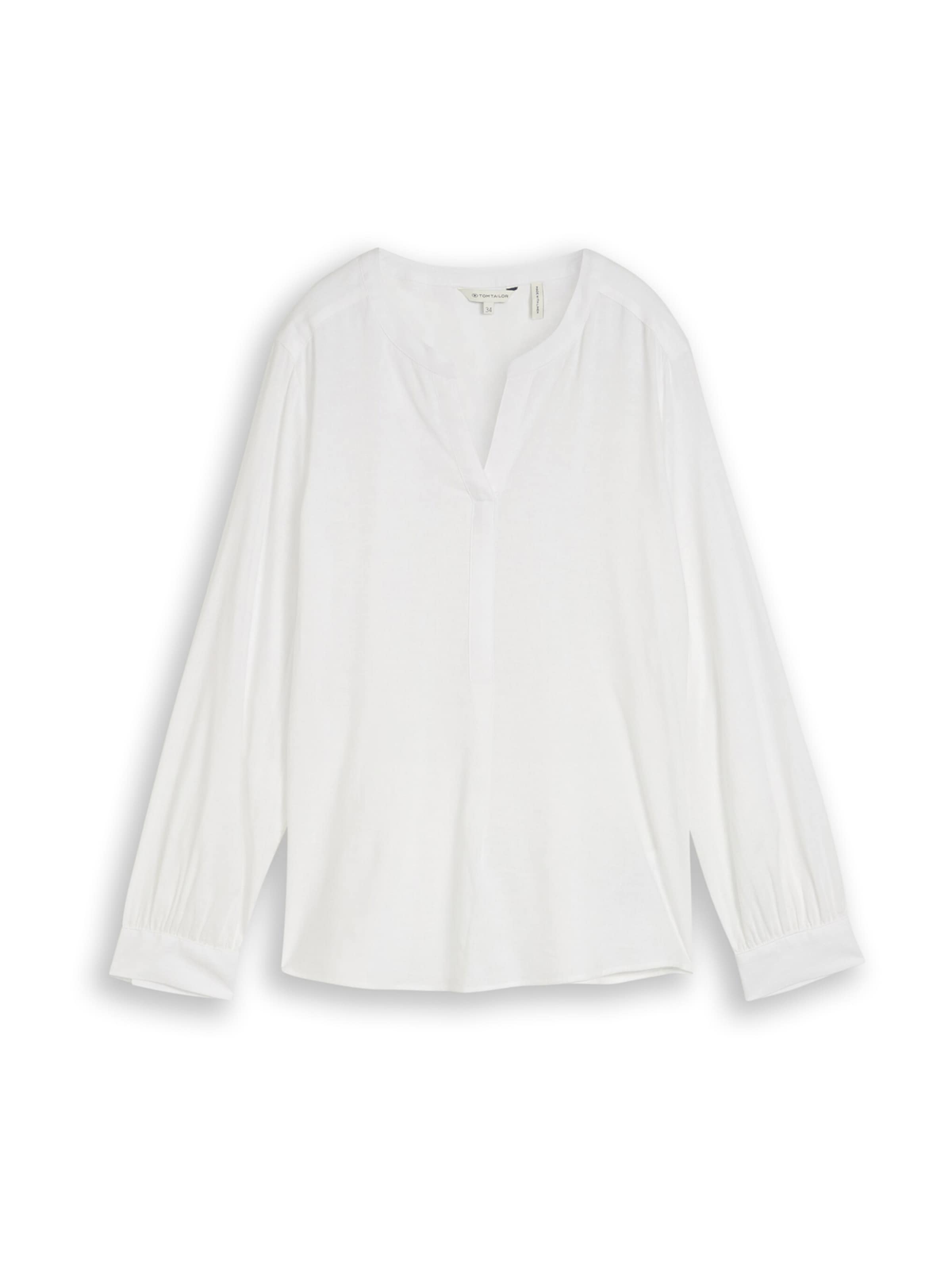 Camicia da donna di TOM TAILOR in bianco: frontale