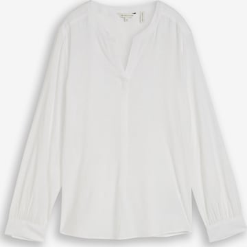 Camicia da donna di TOM TAILOR in bianco: frontale