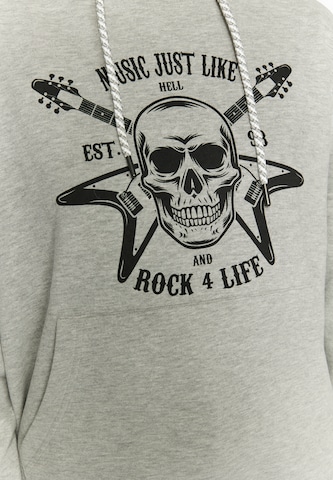 Sweat-shirt 'Ucy' myMo ROCKS en gris