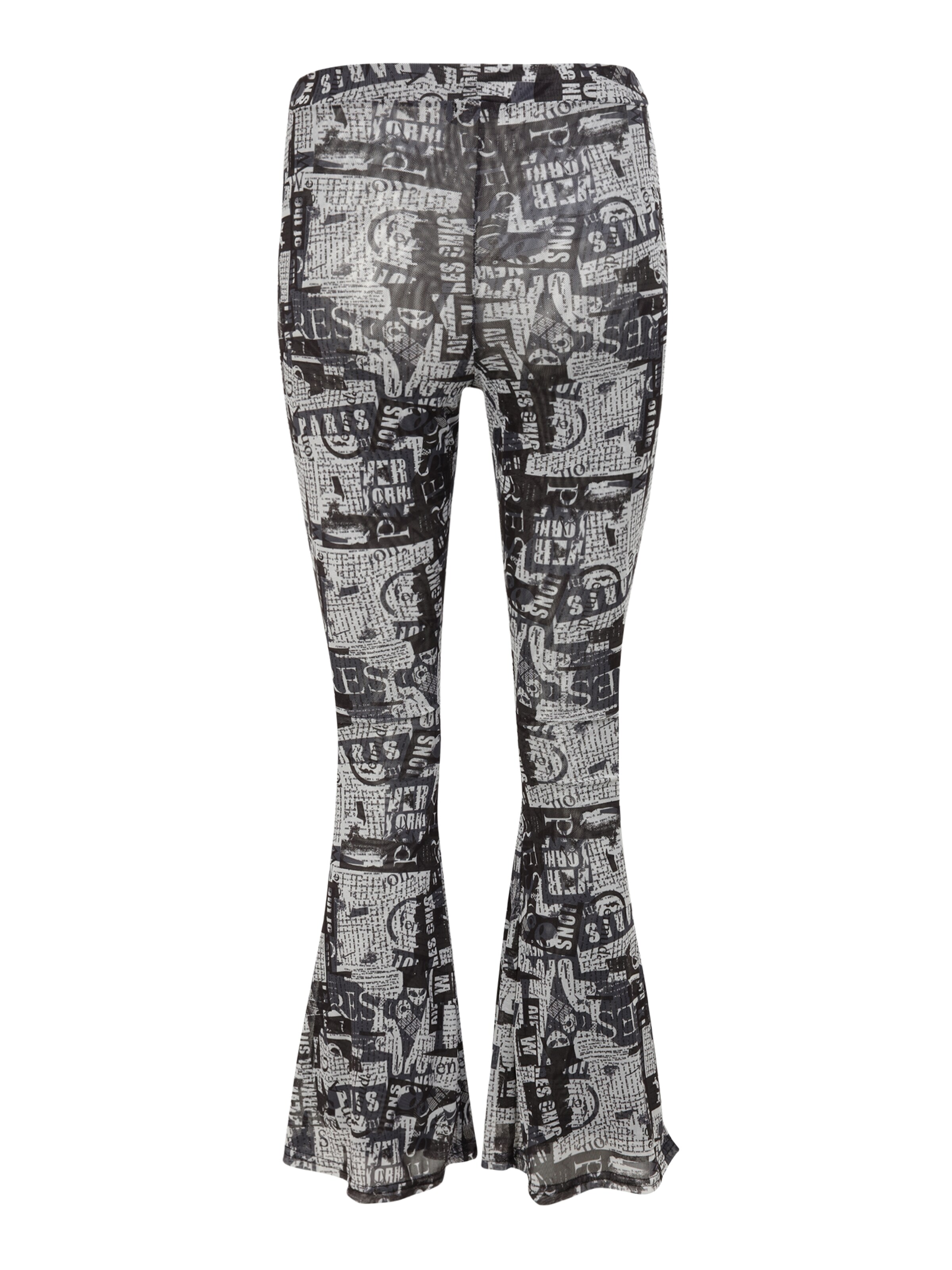 Flared Pantaloni di Nasty Gal Petite in grigio