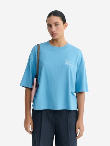 T-shirt 'LENA' Thinking MU en bleu : devant
