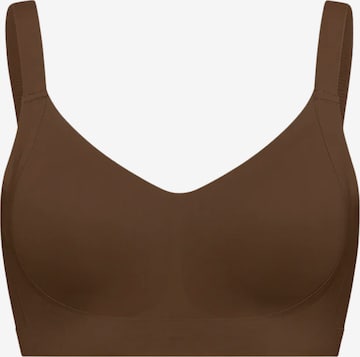 Soutien-gorge cfab by creamy fabrics en marron : devant