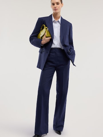 Trussardi Wide leg Broek in Blauw