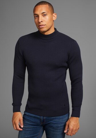 Bruno Banani Sweater in Blue: front