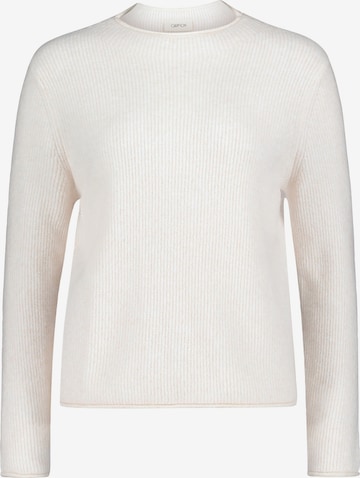 Pull-over Cartoon en beige : devant