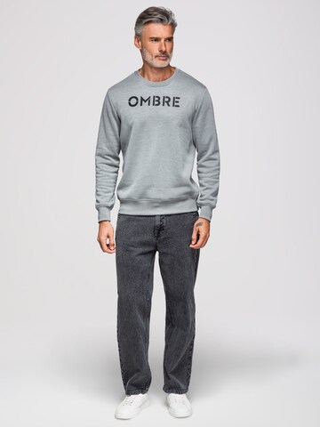 Ombre Sweatshirt i grå