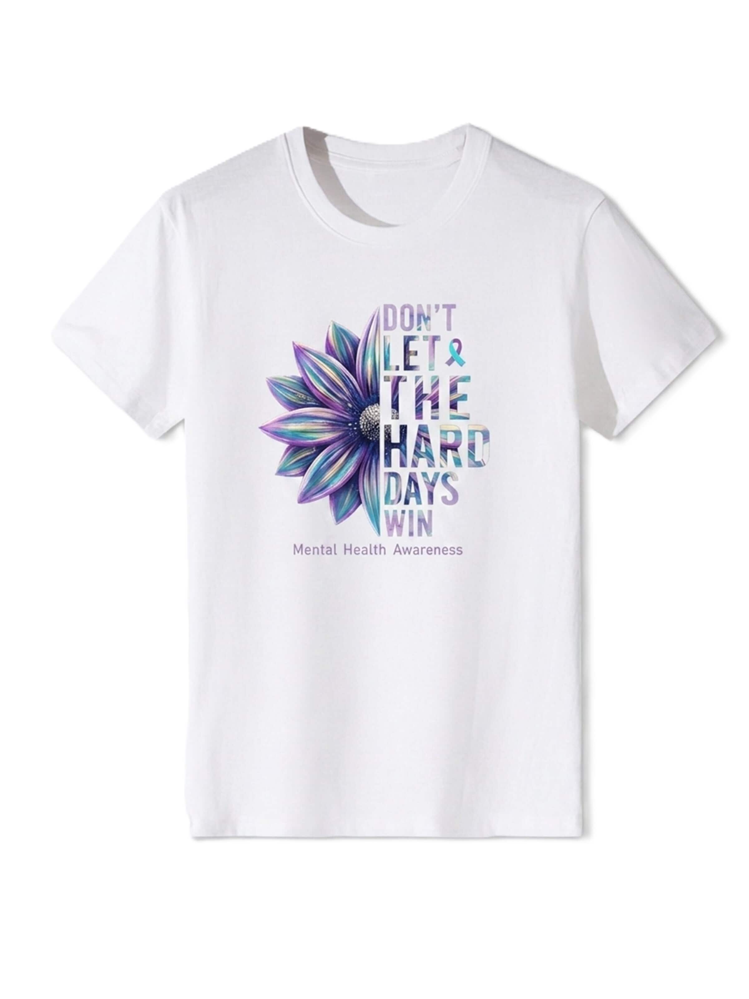 T-shirt 'Women's Short Sleeve Shirt Summer Tops' LapaPlus en blanc : devant