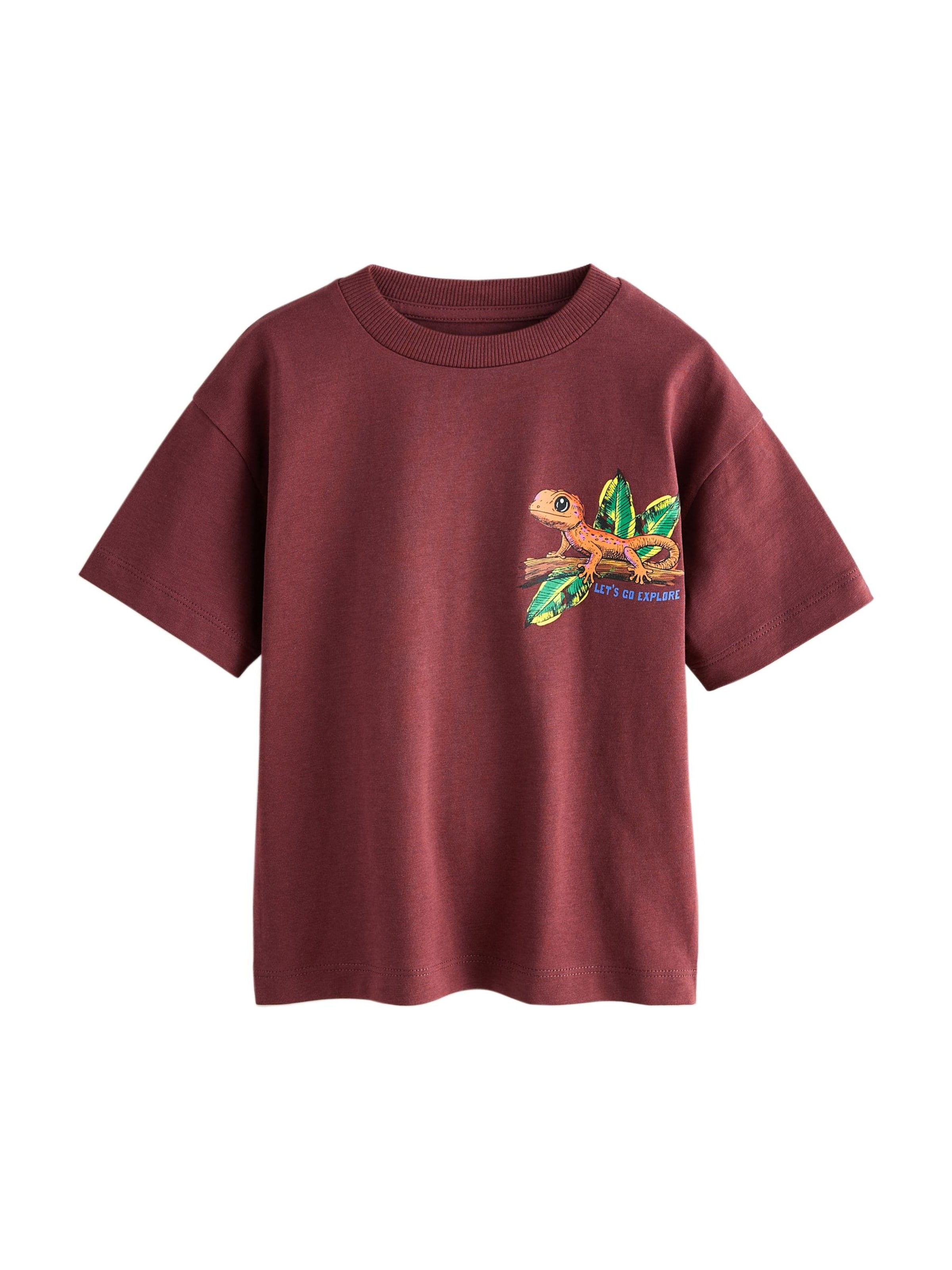 T-Shirt Next en rouge : devant