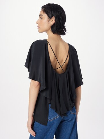 PINKO - Blusa 'BOTANICO' en negro