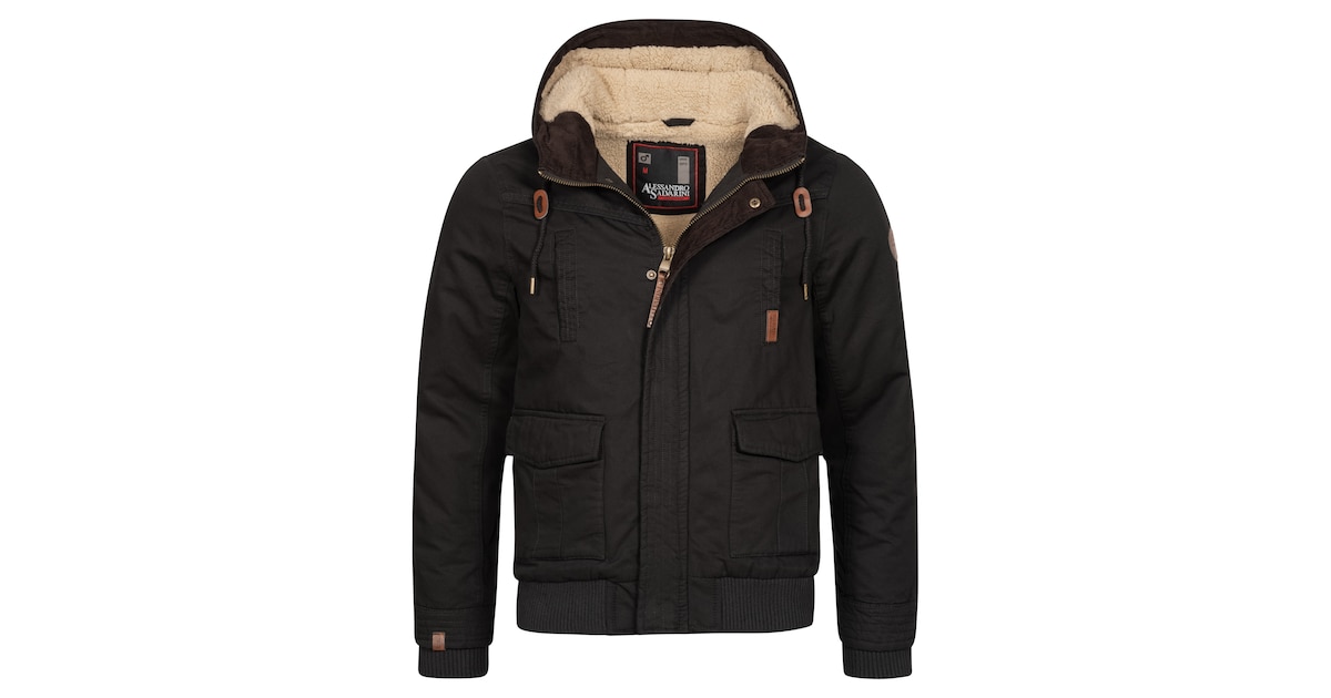 ALESSANDRO SALVARINI Giacca Invernale Da Uomo (S-3XL) Con Cappuccio ALESSANDRO SALVARINI Giacca Invernale Da Uomo (S-3XL) Con Cappuccio