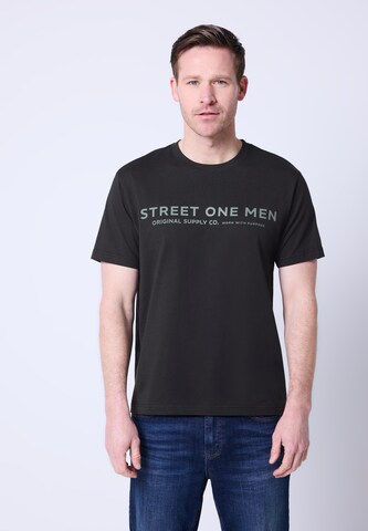 Street One MEN Shirt in Black: front