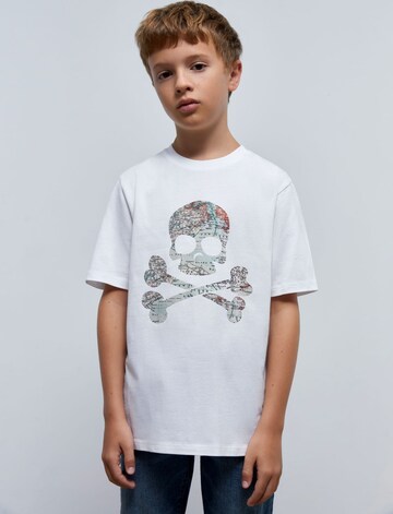 Scalpers Map Skull Tee Kids ' ' in Weiß