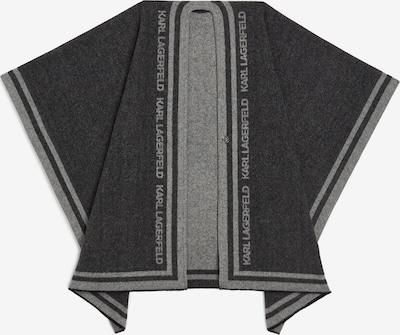 Karl Lagerfeld Cape in de kleur Grijs, Productweergave