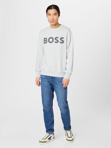 BOSS Orange Sweatshirt 'WeBasic' i grå