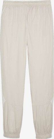 Coupe slim Pantalon de sport 'OM Prematch' PUMA en beige