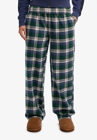 Wide Leg Pantalon Superdry & Co en vert : devant