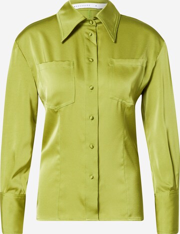 Warehouse Blouse in Groen: voorkant