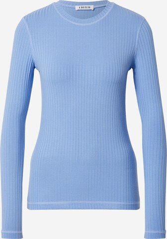 EDITED Shirt 'Gwen' in Blauw: voorkant