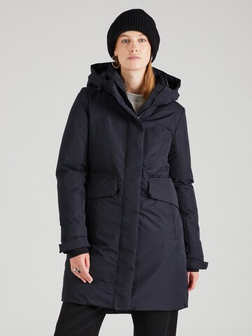 ECOALF Χειμερινό παλτό 'KONGUR' σε μαύρο: μπροστά