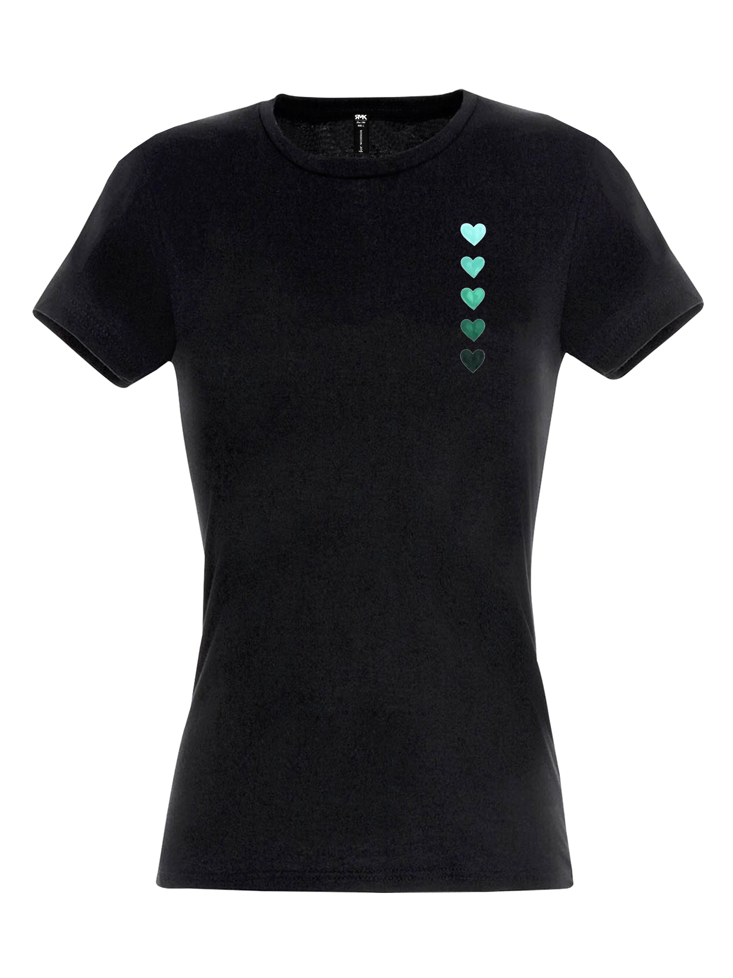 RMK Shirt 'Herz' in Black: front