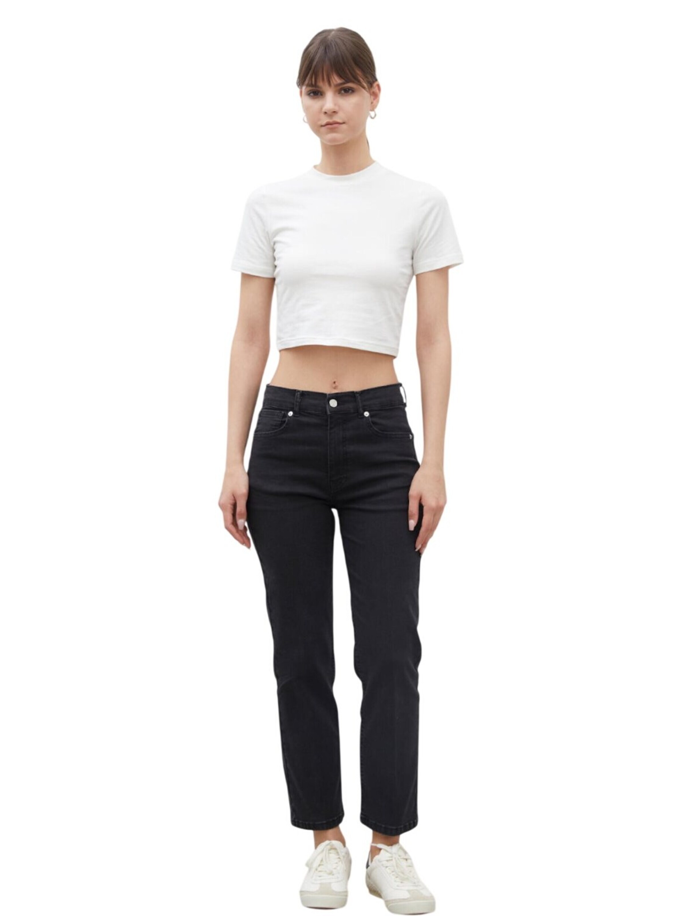 MANUKA Skinny Hose in Schwarz