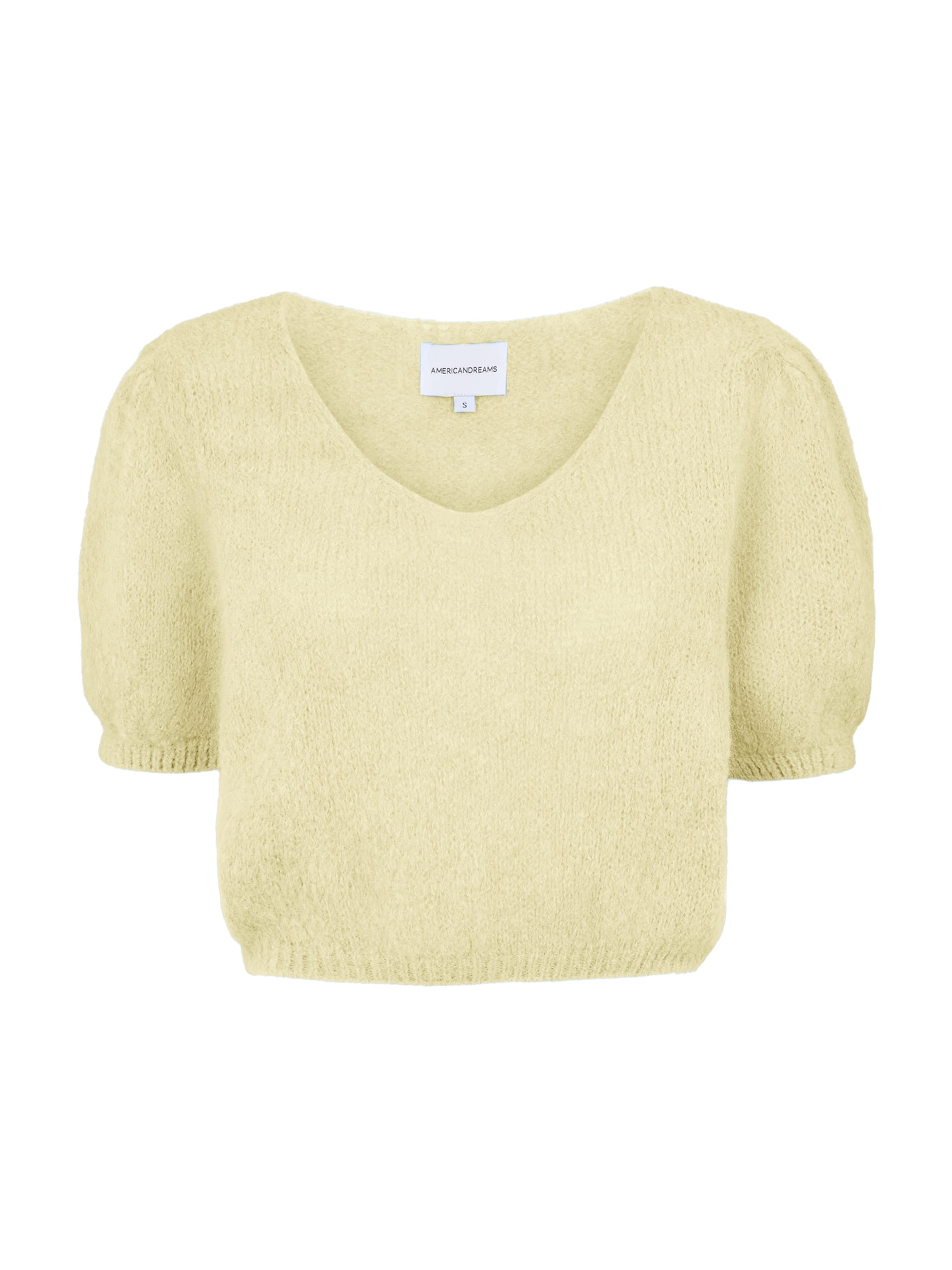 americandreams Pullover 'Lolanda'‌‌‌‌‌‌‌ in Gelb: Vorderseite