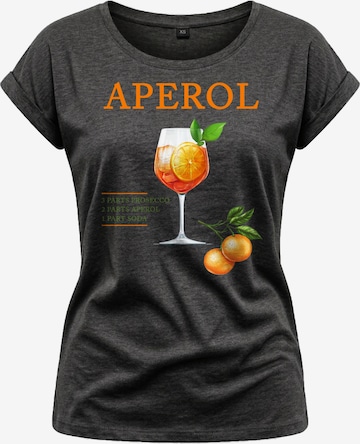 MAKAYA Shirt 'Aperoli' in Grey: front