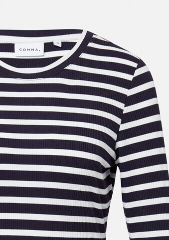 COMMA Shirt in Blauw