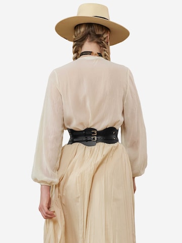 Haute Cuir Belt 'Fira Corset Belt' in Black