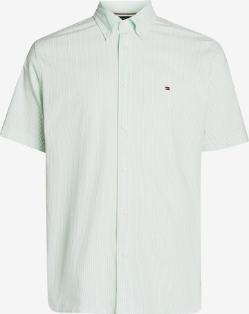 TOMMY HILFIGER Regular fit Overhemd in Groen: voorkant