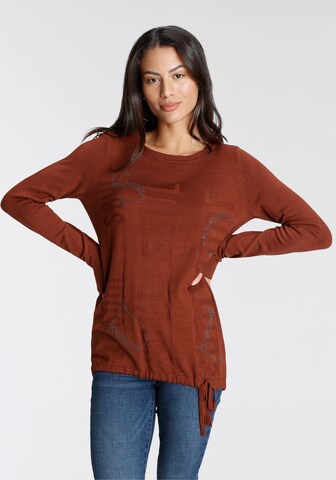 LAURA SCOTT Sweater in Red