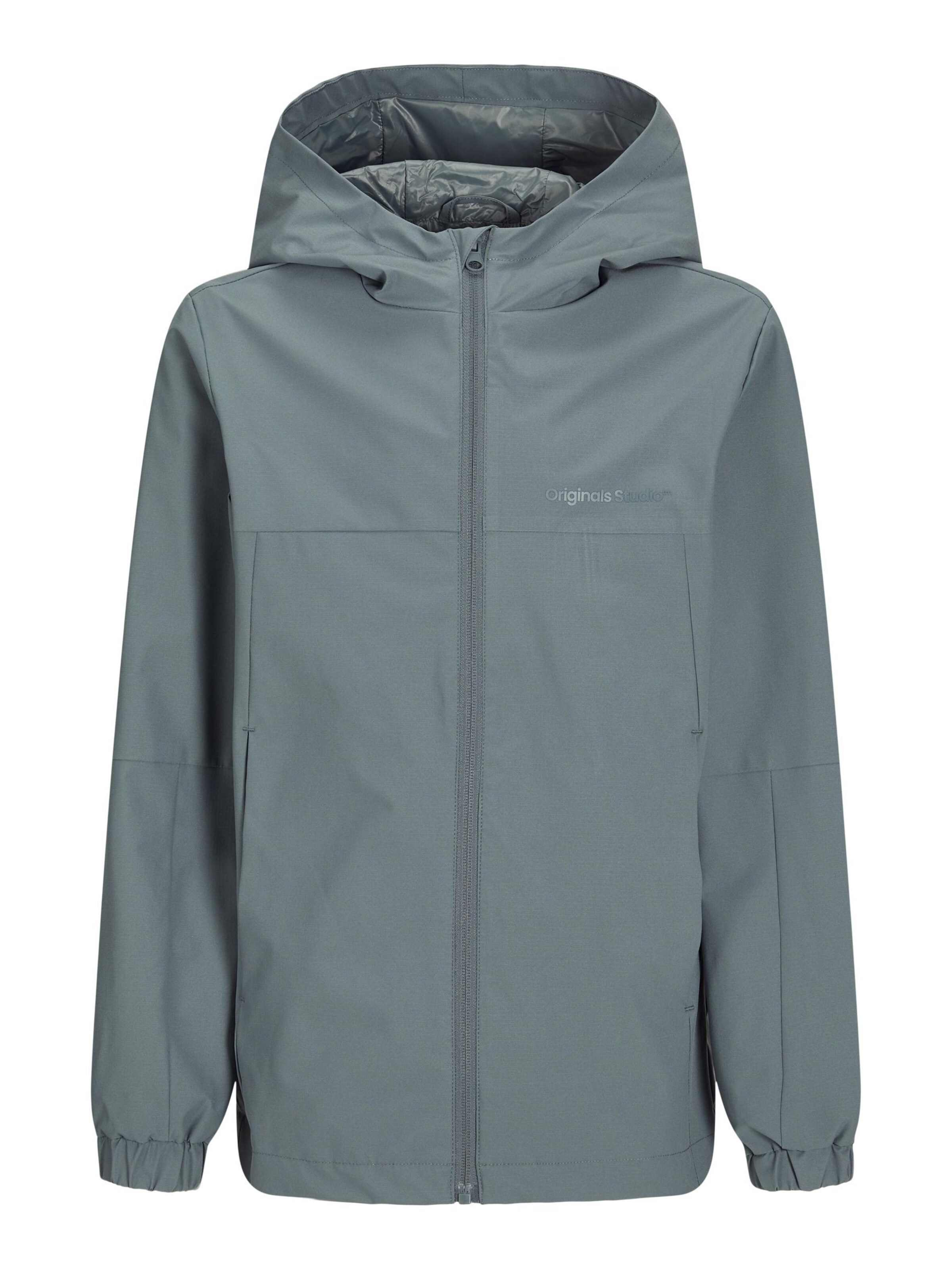 Veste mi-saison Jack & Jones Junior en gris : devant