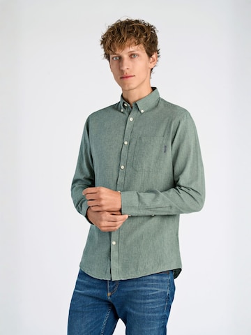 Lindbergh Regular fit Overhemd in Groen